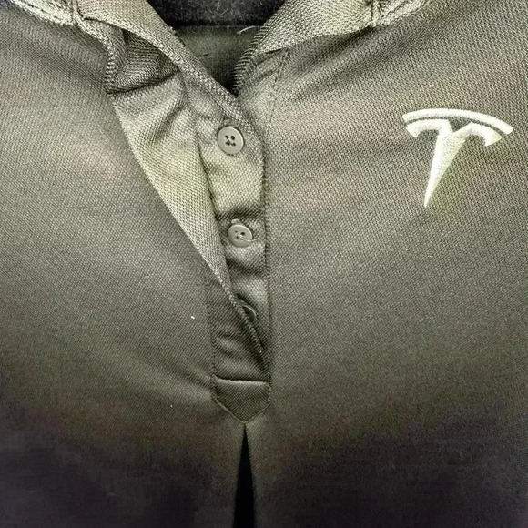Tesla Women’s Athletic Polo Shirt | Black | SZ XS - Picture 4 of 9